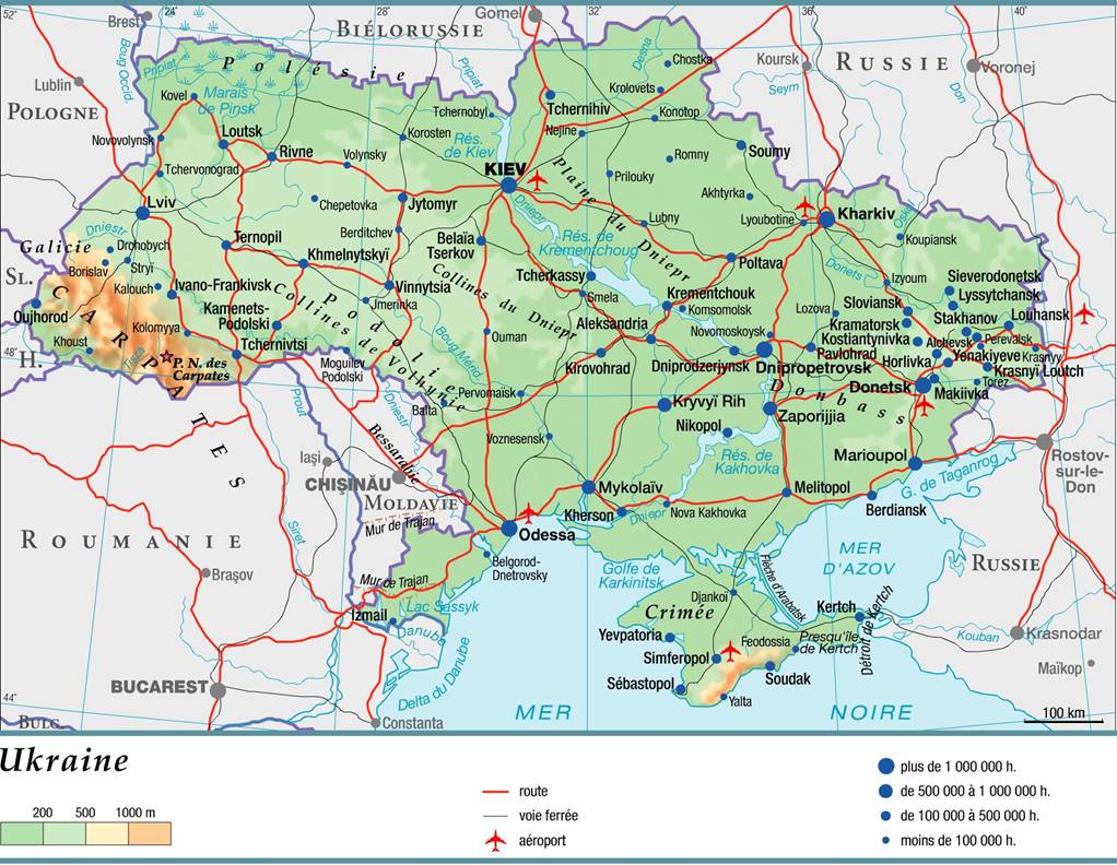 ukraine carte